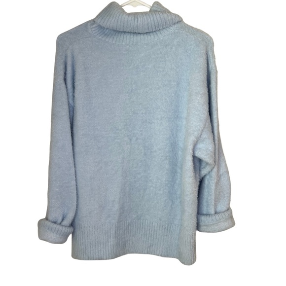 Calia Soft Sky Blue Turtleneck Sweater - Picture 3 of 5